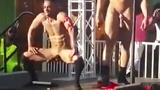 Strippers Suki Lee and Envy Play on Stage