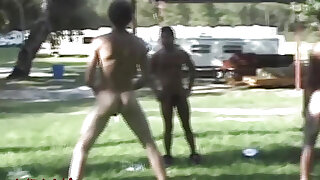 BadBoysBootCamp: Alex Dade Chas Kramer and their pals labor at the camp completely naked