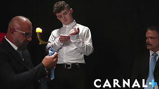 MasonicBoys - Dom Master Felix Kamp oversees barebacking of cute twink