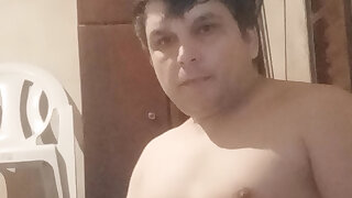 All the Cum Spread on My Tits