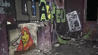 Slut twinkfucked raw  in the night for halolween