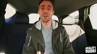 Cash-strapped Hunk Joey Turns His First Blowjob Into A Passionate Backseat Hookup - Linus Gray