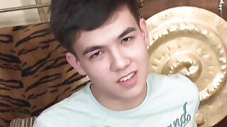 Adorable Lad Xander Masturbates His Shaved Cock & Tight Butthole!