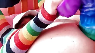 FemboyRaine "XXXL MEPHISTO" Dildo MEGA COMPILATION