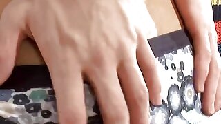 Cute Brunette Twink Cedric R Stuffs His Butt With A Dildo!