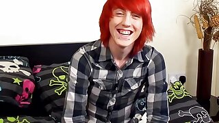 Alexander Daniels Flaunting And Stroking His Uncut Cock