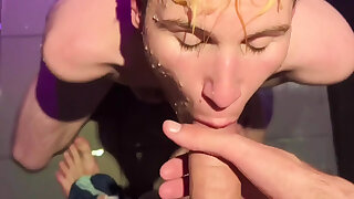 Hotel Sauna Hookup: Intense Fuck Session