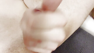 Twink Gets Red during Intense Orgasm from Masturbation