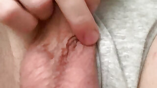 POV: Jerking off and cumming huge in my panties
