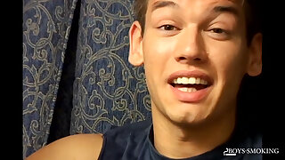 BoysSmoking: Latino Jordan Stroking His Boner While Chainsmoking In NYC