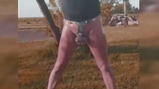 Gay Country Cock in Micro Shorts