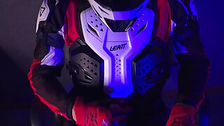 Horny Biker Cuming at Night