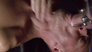 Twink fucked raw by straight and cum creampie inside hole