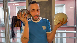 The twink Eneko used raw by the straigth dude Alec Loob