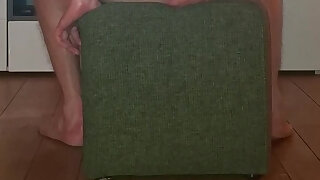 Gay twink anal huge fisting dildo doggystyle