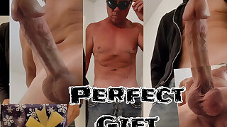 Perfect Gift Is a Big Cock and Big Cumshots
