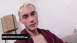 Blonde Twink Took Dick Pills And His Stepbrother Helped Him Get Rid Of His Boner - Joe Ex
