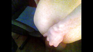 Jon Arteen Puts a Plug in His Ass Hole, Watching Gay Porn, Cums on His Slim Body