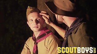 ScoutBoys DILF troop lead Adam Snow plows twink scout hole